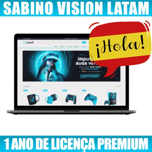 Tema Sabino Vision Latam Espanhol Shopify + Licença + Bônus