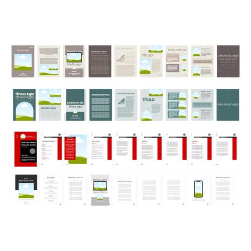Pack 363 Páginas Canva - E-books Páginas Canva Completa - Image 3