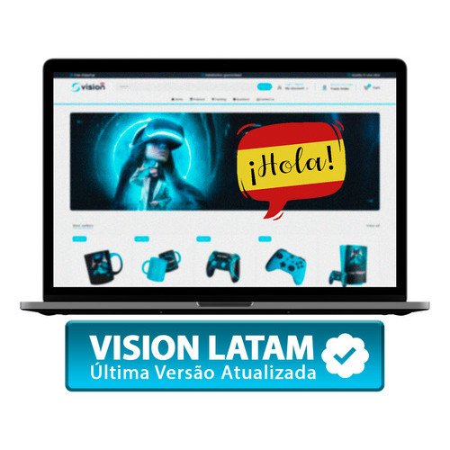 Tema Sabino Vision Latam Espanhol Shopify + Licença + Bônus - Image 2